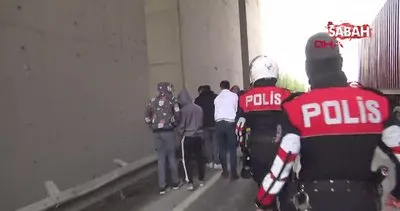 İstanbul Esenyurt’ta tek tekerde giderken kaza yapan motosikletli yaralı arkadaşını bırakıp kaçtı!