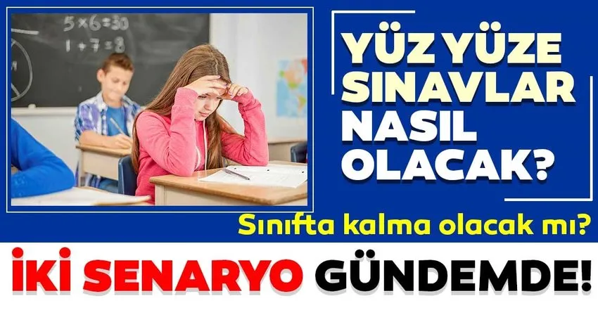 SON DAKİKA: Yüz yüze sınavlar yapılacak mı? Sınıfta kalma olacak mı? İşte Yüz yüze sınavlar ile ilgili tüm detaylar...
