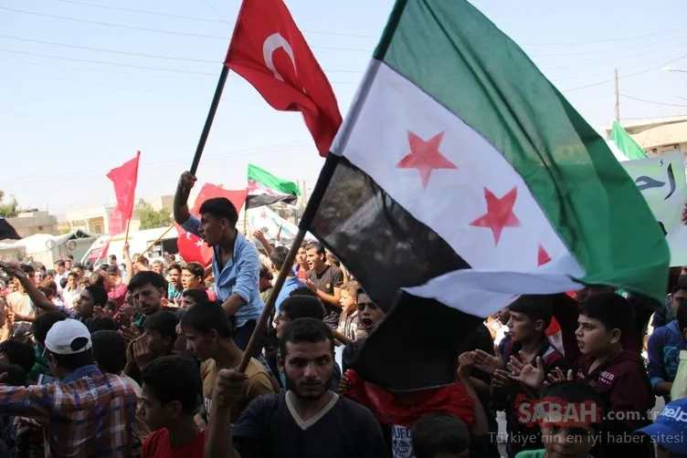İdlib’de Cumhurbaşkanı Erdoğan’a sevgi gösterisi