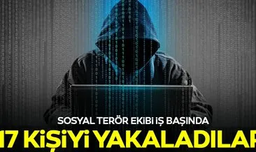 Sosyal medyada terörü öven şüphelileri ’Sanal Terör’ ekibi yakaladı