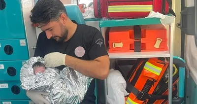 Araç içerisinde başarılı doğum