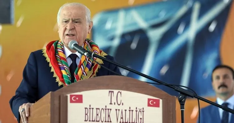MHP lideri Bahçeli, Söğüt’te önemli mesajlar verdi