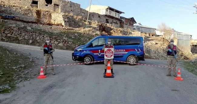 ardahan posof ta bir koy karantinaya