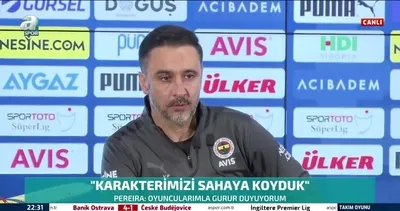 Vitor Pereira’dan galibiyet yorumu! Fenerbahçe ruhunu ortaya koyduk