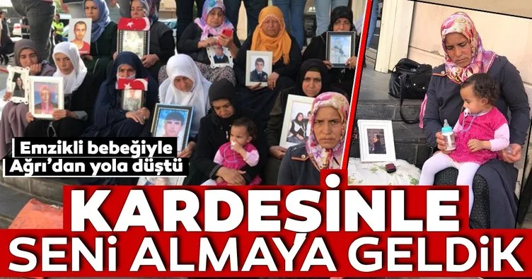 Kardeşinle seni almaya geldik