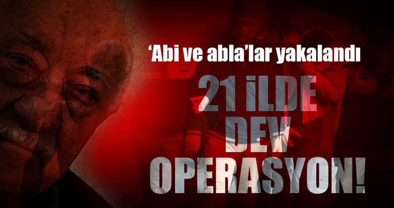 Son dakika: 21 ilde dev operasyon! 45 FETÖ'cü yakalandı