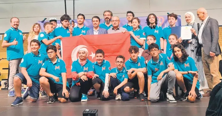 Robot sporlarında şampiyon Türkiye