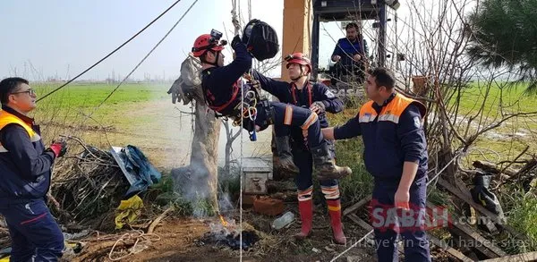İzmir'de kuyuya düşen inek operasyonla kurtarıldı