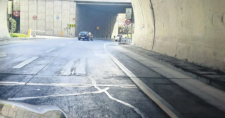 Hasarlı tünellere zift makyajı