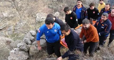 Vadide ayağını burkan genci AFAD ekipleri kurtardı #kayseri