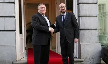 Belçika Başbakanı Michel, ABD Dışişleri Bakanı Pompeo’yu ağırladı
