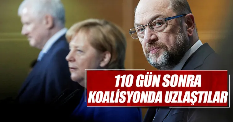 110 gün sonra koalisyonda uzlaştılar