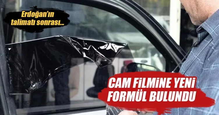 Cam filmine formül bulundu
