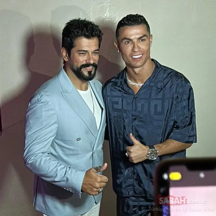 Burak Özçivit ile Ronaldo buluştu! Sosyal medya yıkıldı