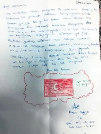 Minik yüreklerden Mehmetçiğe mektup