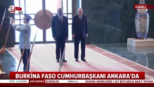 Burkina Faso Cumhurbaşkanı Ankara'da