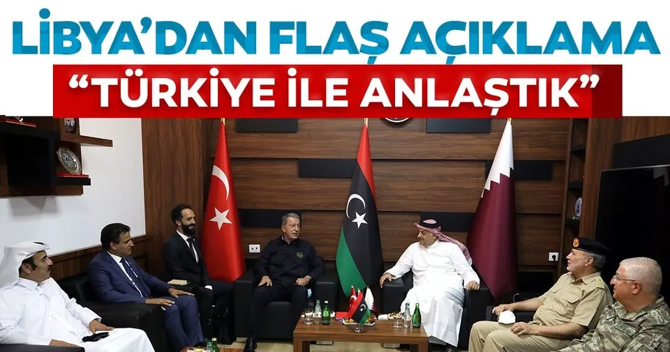 Libya, askeri kurumlar inşa edilmesi konusunda Türkiye ve Katar'la anlaştıklarını açıkladı