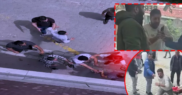 Esenyurt’ta berberde dehşet anları kamerada: Traşı bedava olamayınca ortalığı birbirine kattı!