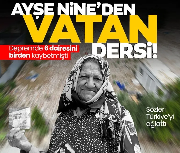 Depremzede Ayşe Nine o ülkenin davetini geri çevirdi: Sözleri tüm Türkiye’yi ağlattı!