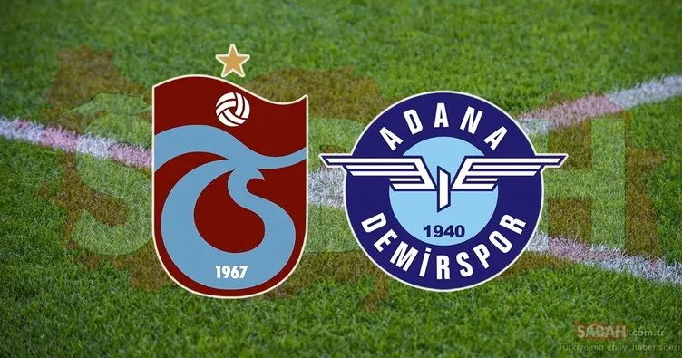 Adana Demirspor Trabzonspor maçı canlı izle! Süper Lig 6. hafta Adana Demirspor Trabzonspor maçı canlı yayın kanalı izle!