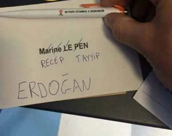 Fransa seçimlerinde sandıklardan 'Erdoğan' çıktı - 3