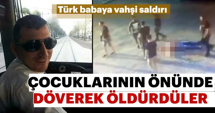 Fransa’da Türk babayı çocuklarının önünde öldürdüler