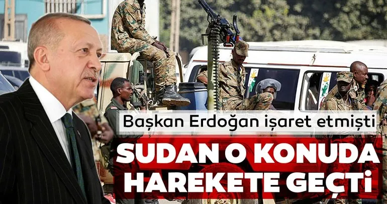 Başkan Erdoğanın işareti sonrasında Sudan paralı askerler için soruşturma başlattı