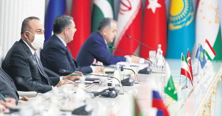 Çavuşoğlu, Afgan lider Gani ile buluştu