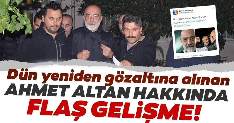 son dakika ahmet altan tutuklandi
