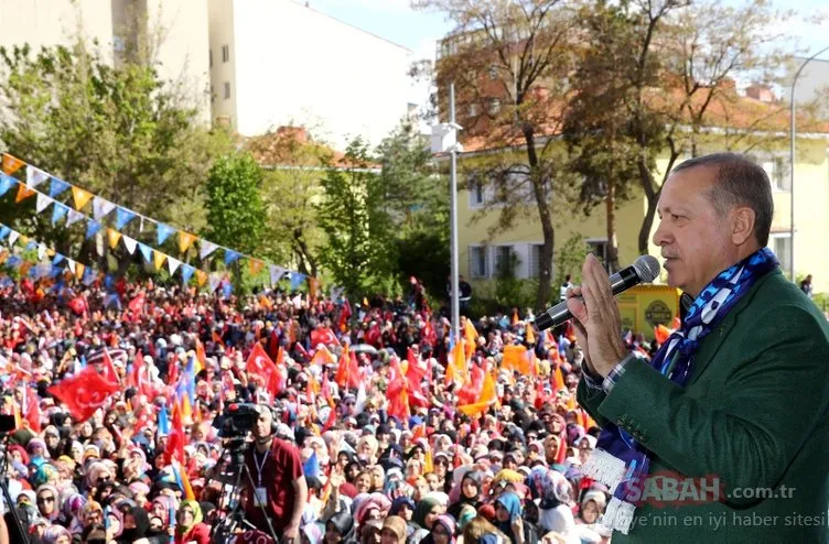 Cumhurbaşkanı Erdoğan, Erzurum'da böyle karşılandı