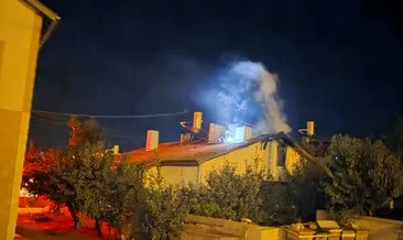 Ankara’da iki katlı binada yangın: 2 kişi dumandan etkilendi #ankara