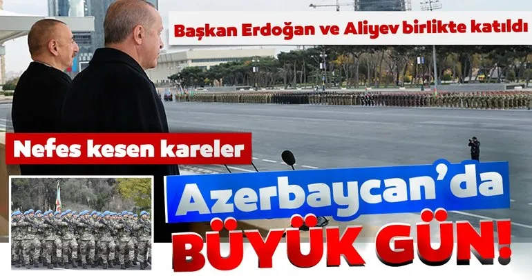 Son dakika |  Azerbaycan’da zafer günü! Resmen başladı: Başkan Erdoğan ve Aliyev birlikte katılıyor