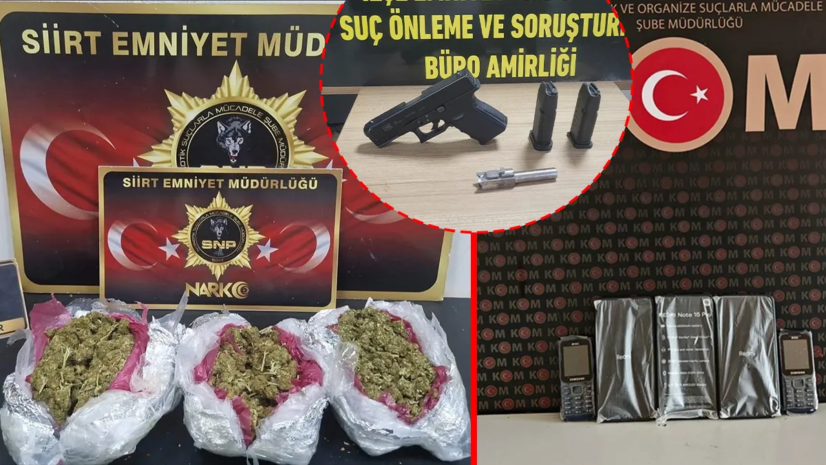 Siirt’te suça geçit yok! 33 şahıs yakalandı: Tarihi eser kaçakçılığından kara para aklamaya...