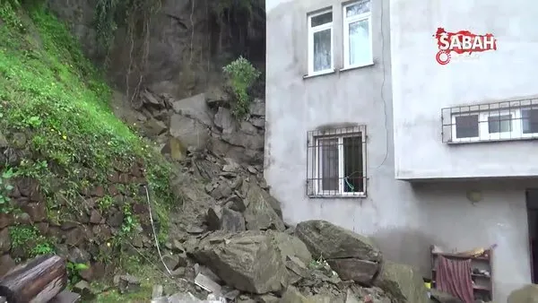 10 kişilik aile ölümden döndü...Evde otururlarken duvar üzerilerine yıkıldı