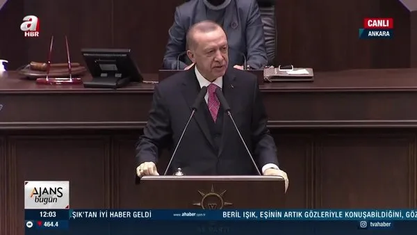 Cumhurbaşkanı Erdoğan'dan AK Parti Meclis Grup Toplantısında flaş açıklamalar | Video