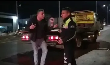 Kaza yapan alkollü sürücü, polise zor anlar yaşattı #tekirdag