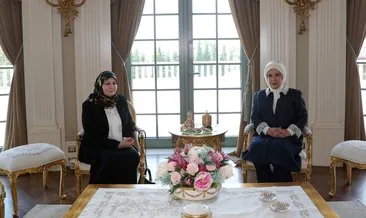 Emine Erdoğan, Serrac’ın eşi Nadia Reffat ile bir araya geldi