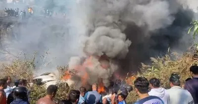 SON DAKİKA: Nepal’de düşen uçağın görüntüsü ortaya çıktı! Çok sayıda ölü var!