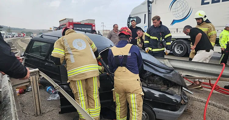 Bursa’da feci kaza: 4 kişi yaralandı!