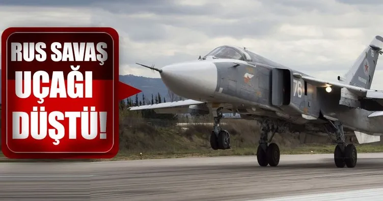 Suriye’de Rus savaş uçağı düştü!