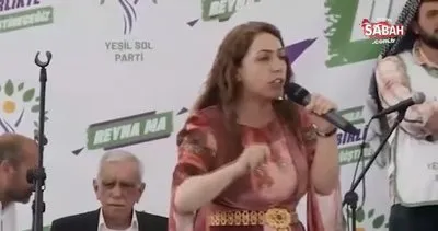HDP’li Saliha Aydeniz’den küstah sözler: 14 Mayıs’ta İmralı’nın kapısını parça parça edeceğiz | Video