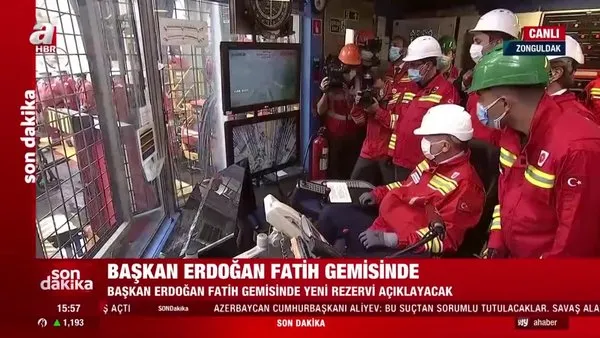 Son dakika haberi... Fatih Sondaj Gemisi'nde tarihi an! Cumhurbaşkanı Erdoğan personele seslendi | Video