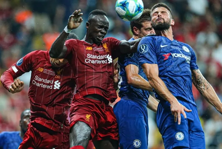 İşte Liverpool ve Chelsea arasında oynanan Süper Kupa finalinden kareler