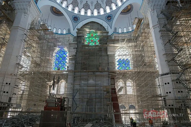 Çamlıca Camii’inde sona gelindi