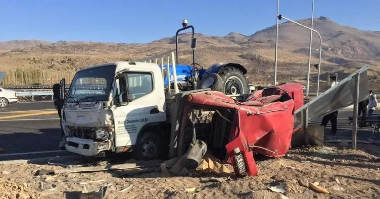 Kayseri’de trafik kazası: 3 yaralı