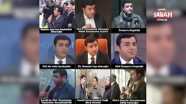 İşte Kılıçdaroğlu’nun 'Neden hapiste' dediği Demirtaş'ın terör sicili... | Video