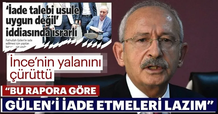 Kemal Kılıçdaroğlu, Muharrem İnce’nin Amerikalılar aradı yalanını çürüttü