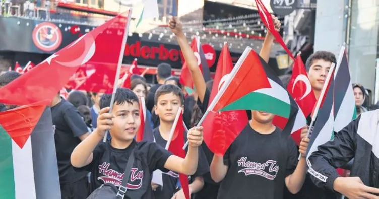 Türkiye tek yürek Filistin’in yanında