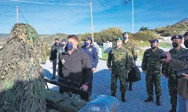 Yunan bakandan provokatif Ege ziyareti