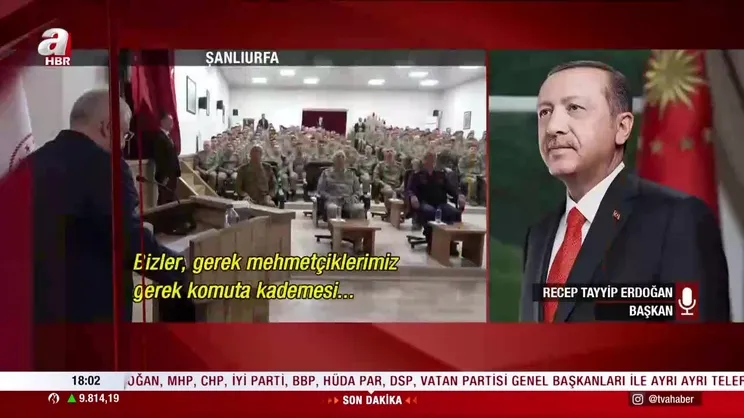 SON DAKİKA | Başkan Erdoğan Mehmetçik ile bayramlaştı